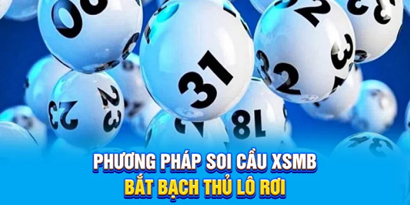 Phương pháp soi cầu XSMB bắt bạch thủ lô rơi